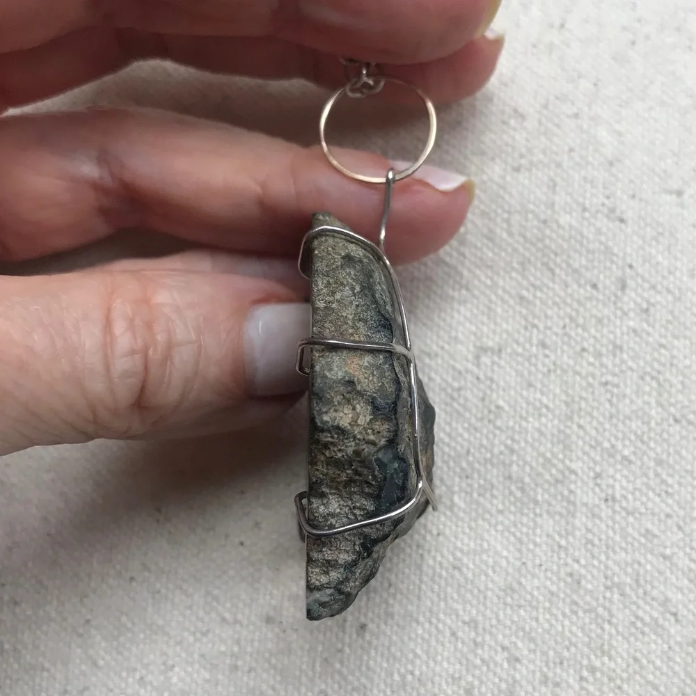 Melissa Joy Manning Caged Geode Necklace